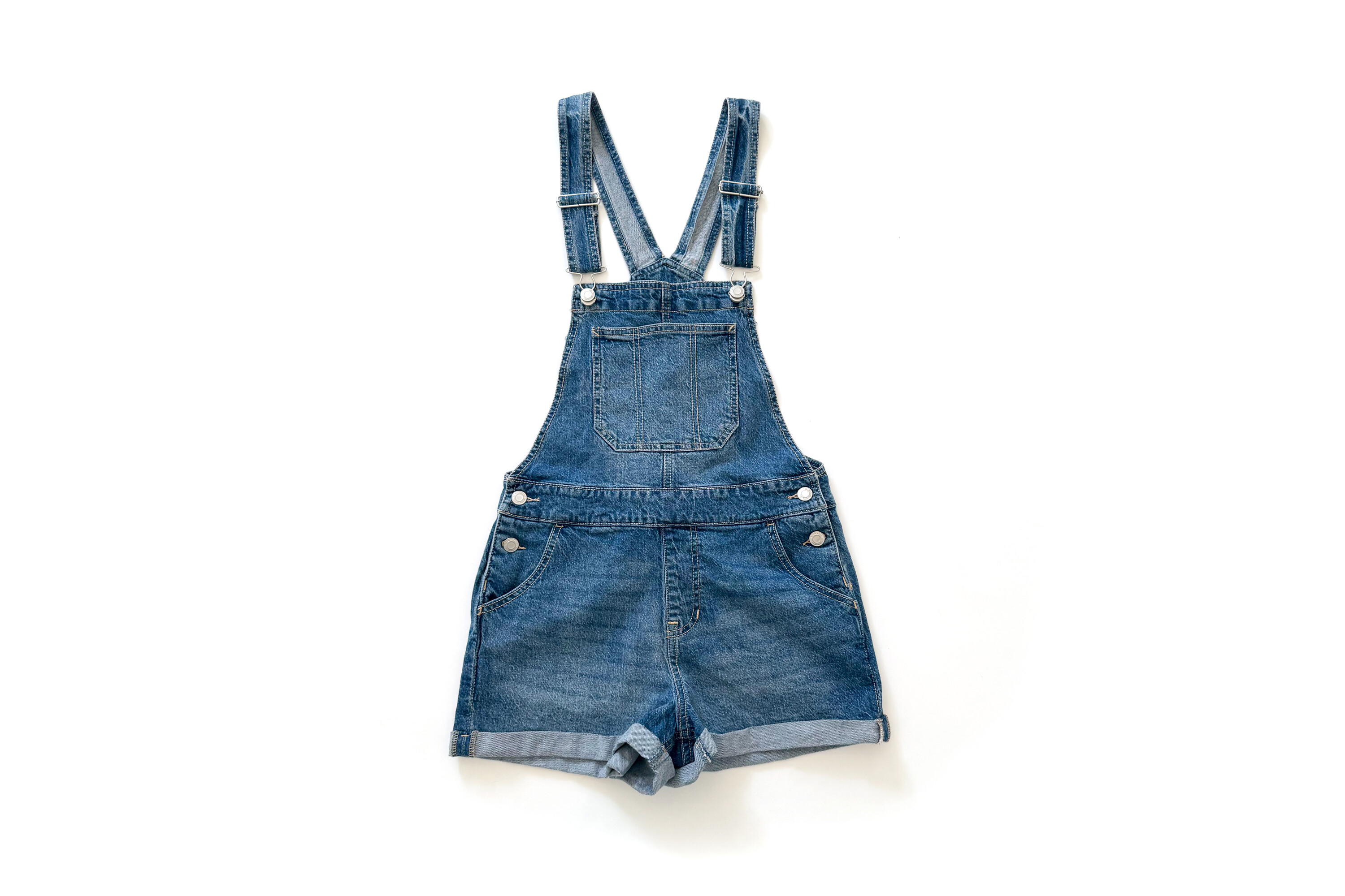 No Boundaries Denim Shortalls
