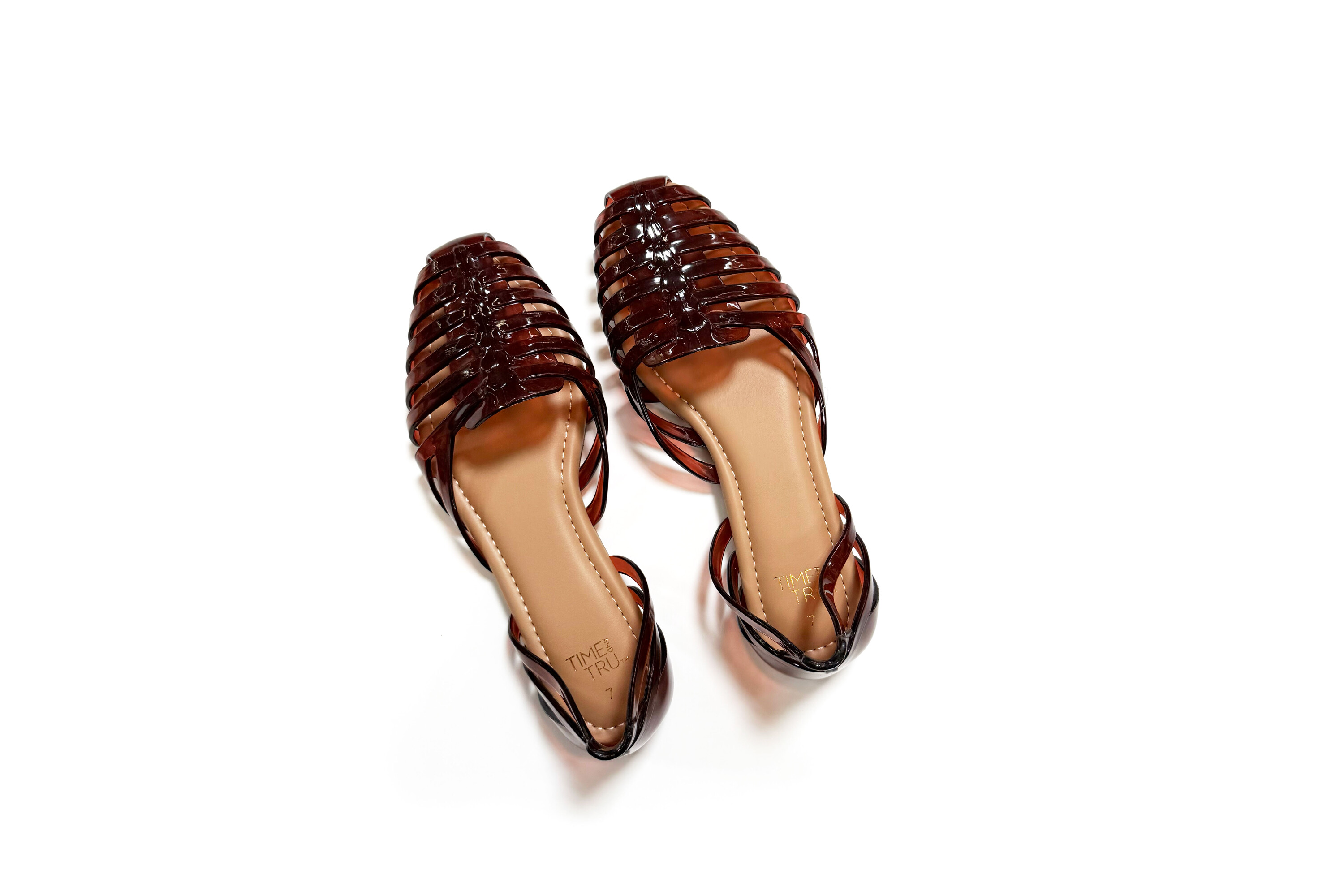 Time and Tru Huarache Jelly Sandals