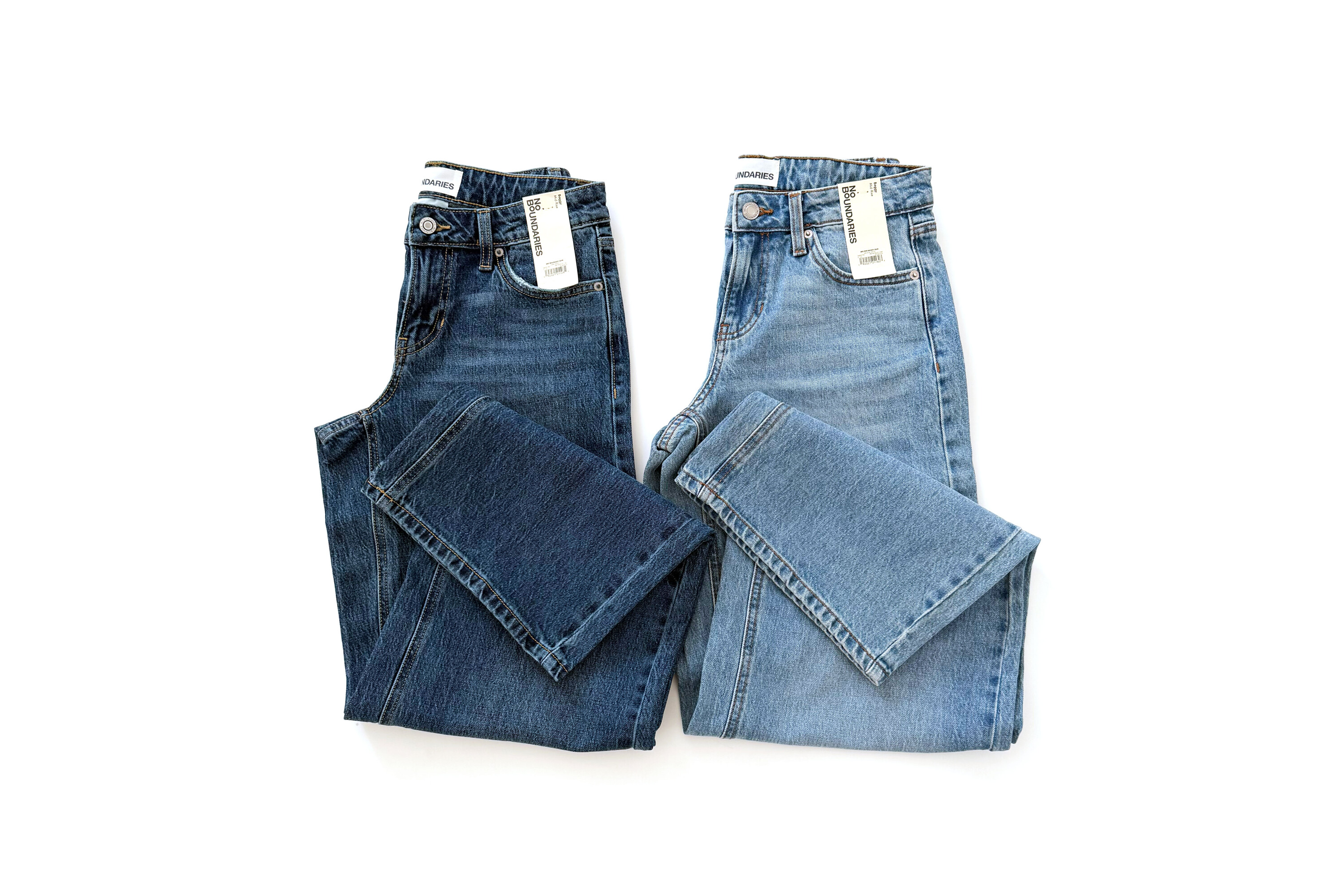 No Boundaries Mid Rise Baggy Jeans