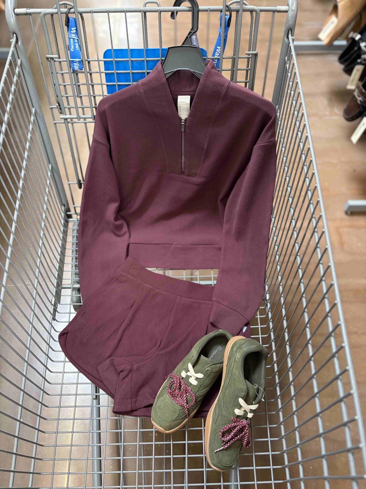 Avia Ottoman Half Zip Pullover & Lounge Shorts